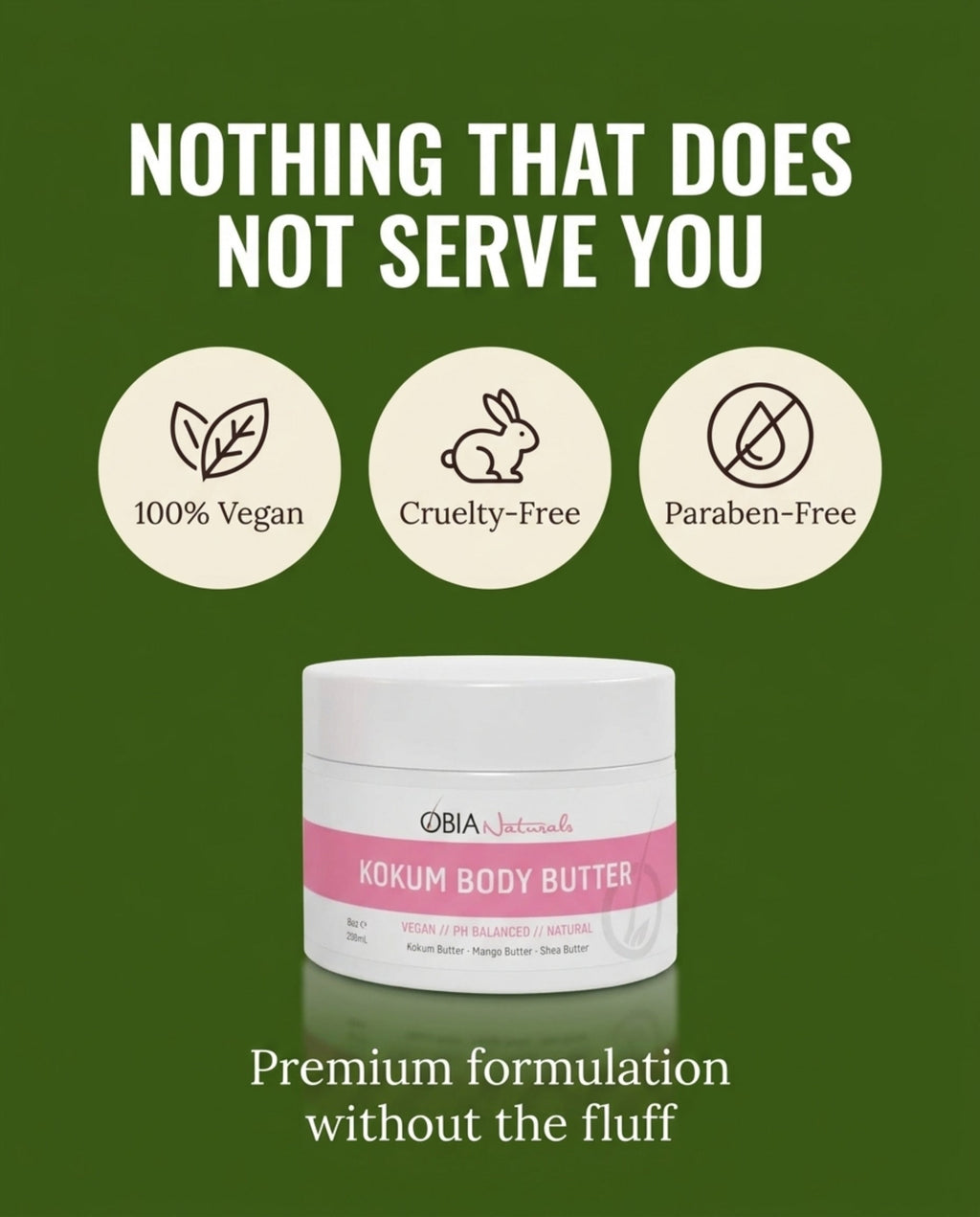Kokum Body Butter — Whipped Body Butter for Women, Dry Skin