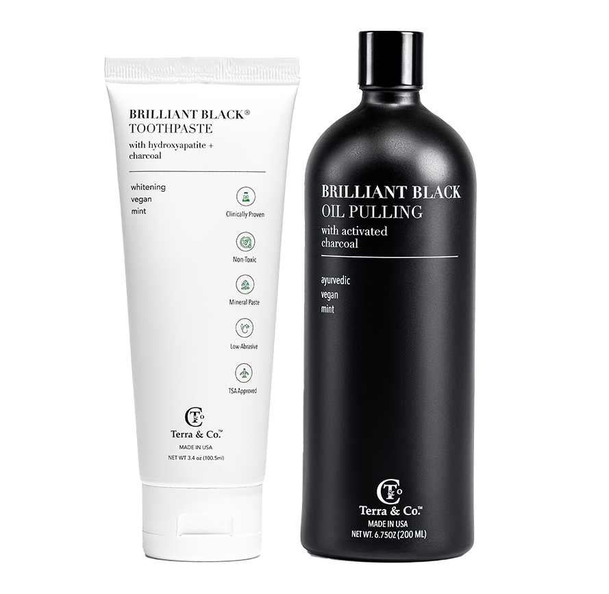 Brilliant Black® Whitening Toothpaste with Hydroxyapatite & Charcoal 3.4 oz