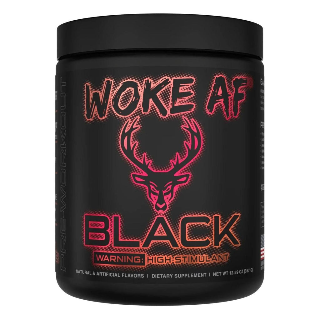 Bucked Up Woke AF BLACK - High Stim Pre-Workout