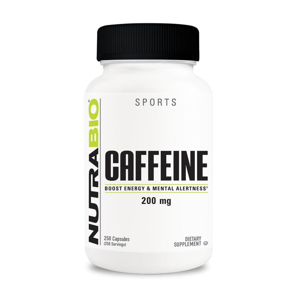 NutraBio Caffeine Pills 200 mg