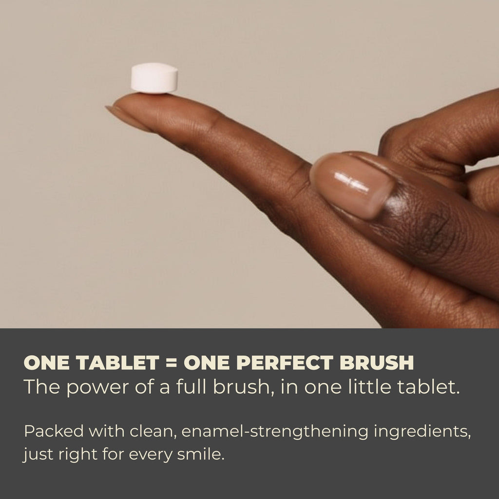 Fluoride-Free Cinnamon Toothpaste Tablets – 1-Month Supply | 5% nHAp