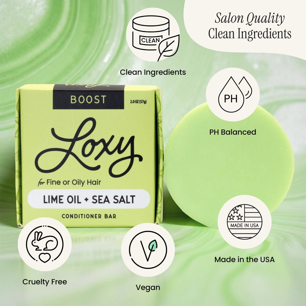BOOST: Volumizing Conditioner Bar for normal to fine hair with Lime Oil & Litsea Oil