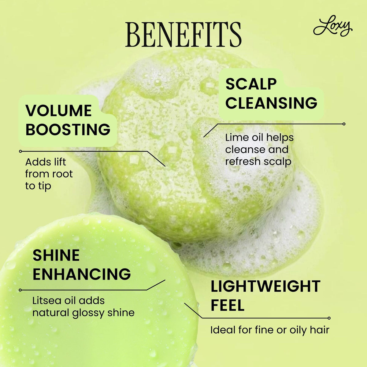 BOOST: Volumizing Shampoo Bar & Conditioner Bar for Fine or Oily Hair with Lime Oil & Sea Salt