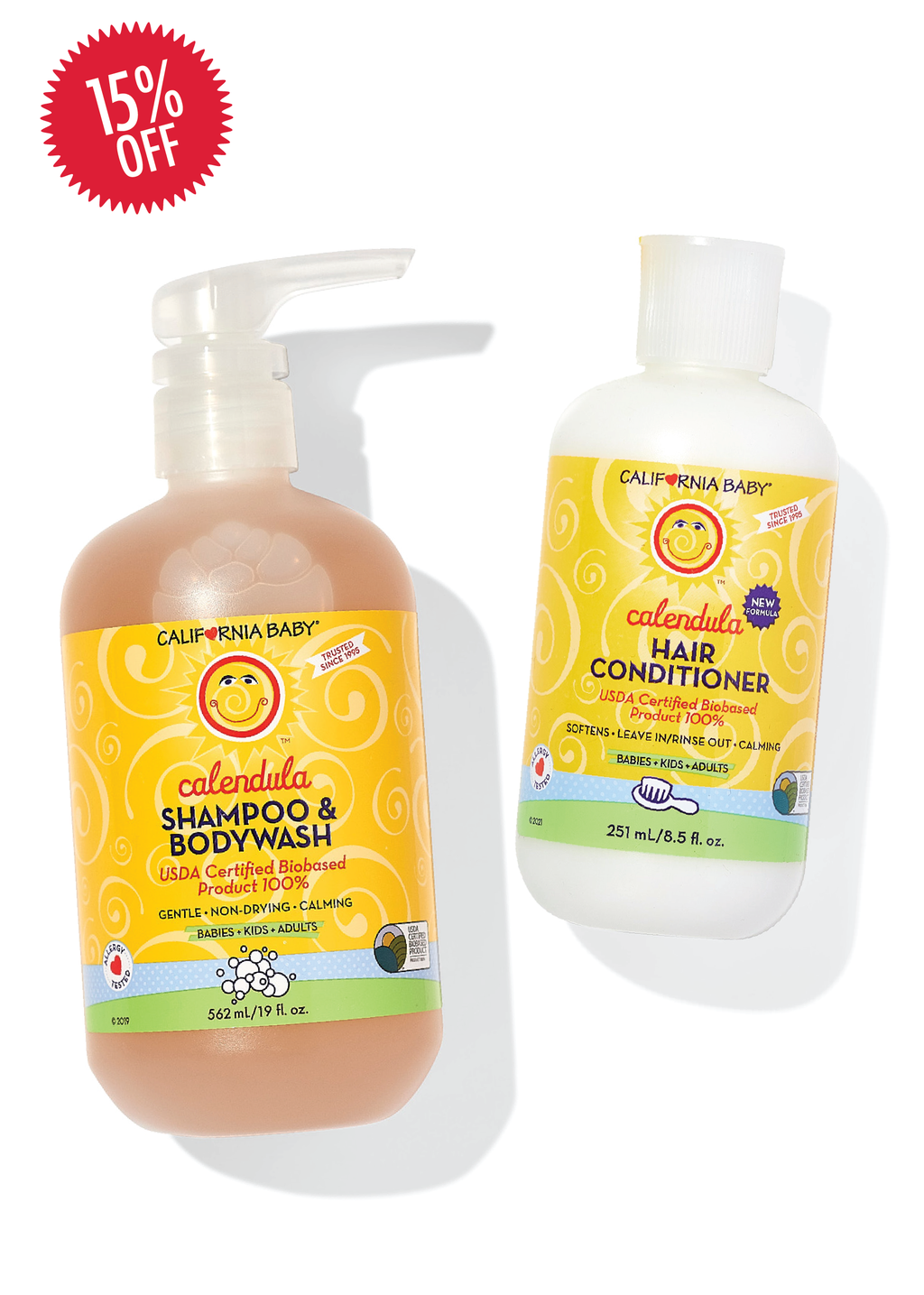 Calendula™ Shampoo + Conditioner Bundle