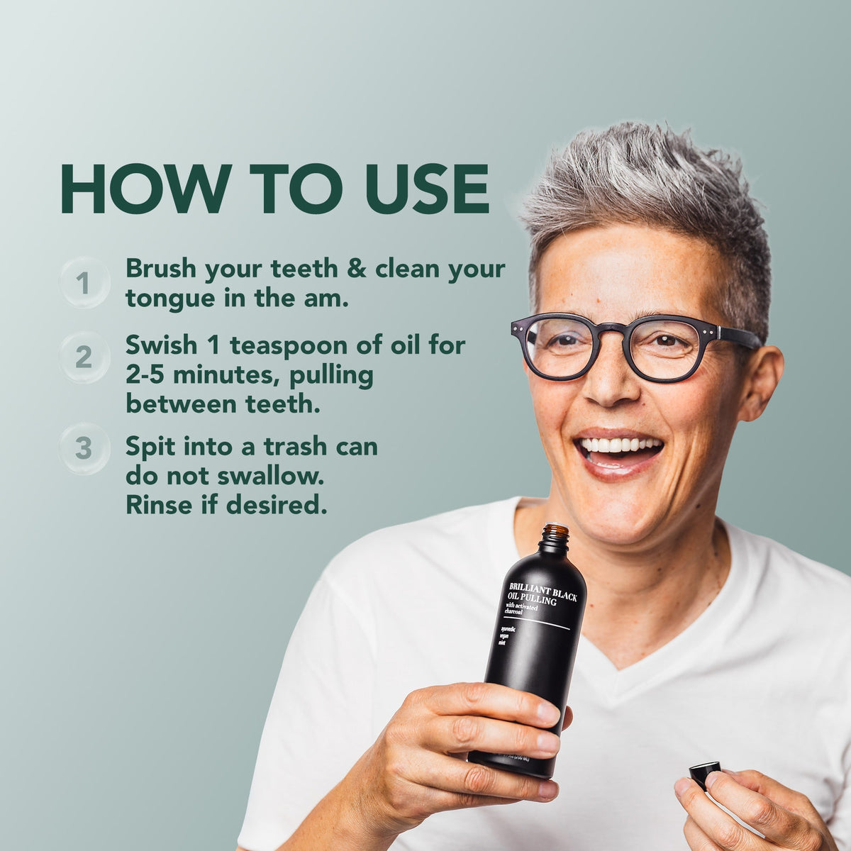 Charcoal Oil Pulling + Hydroxyapatite Toothpaste Bundle