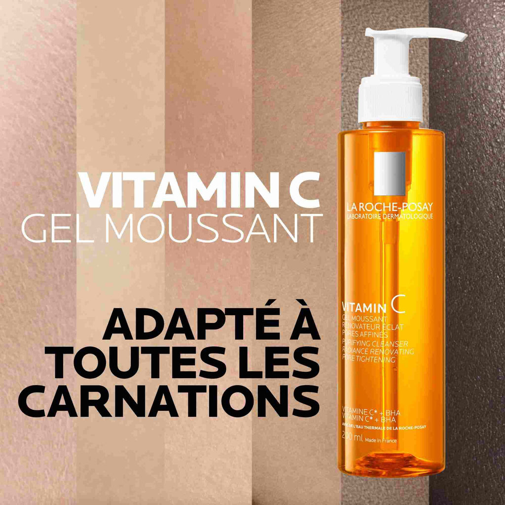 La Roche-Posay Vitamin C Radiance Renewing Foaming Gel Refined Pores