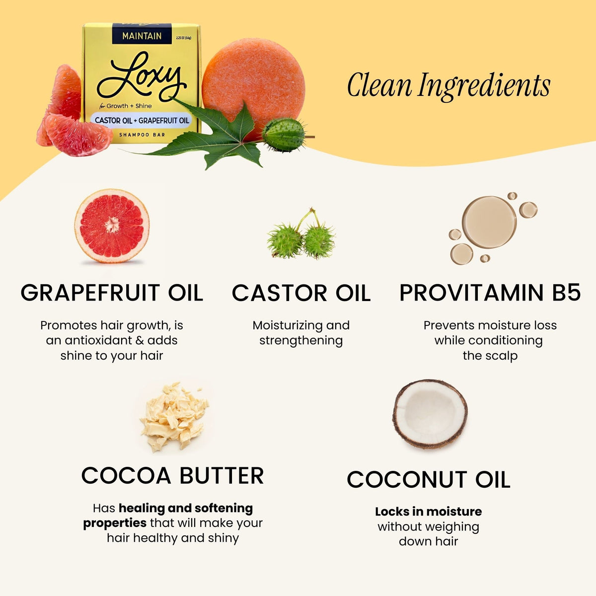 MAINTAIN: Shampoo Bar for growth & shine
