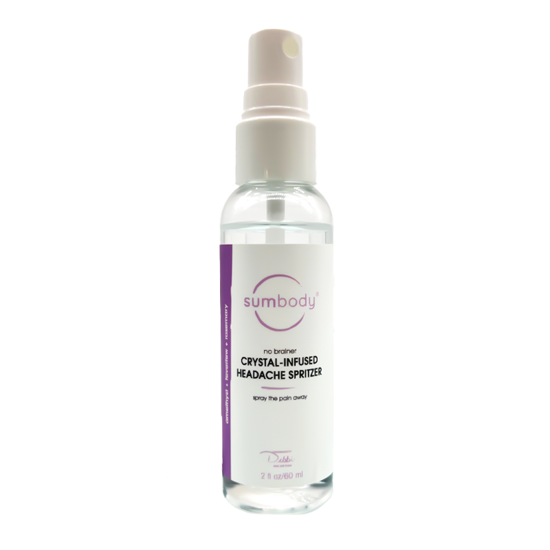 No Brainer Crystal-Infused Headache Spritzer