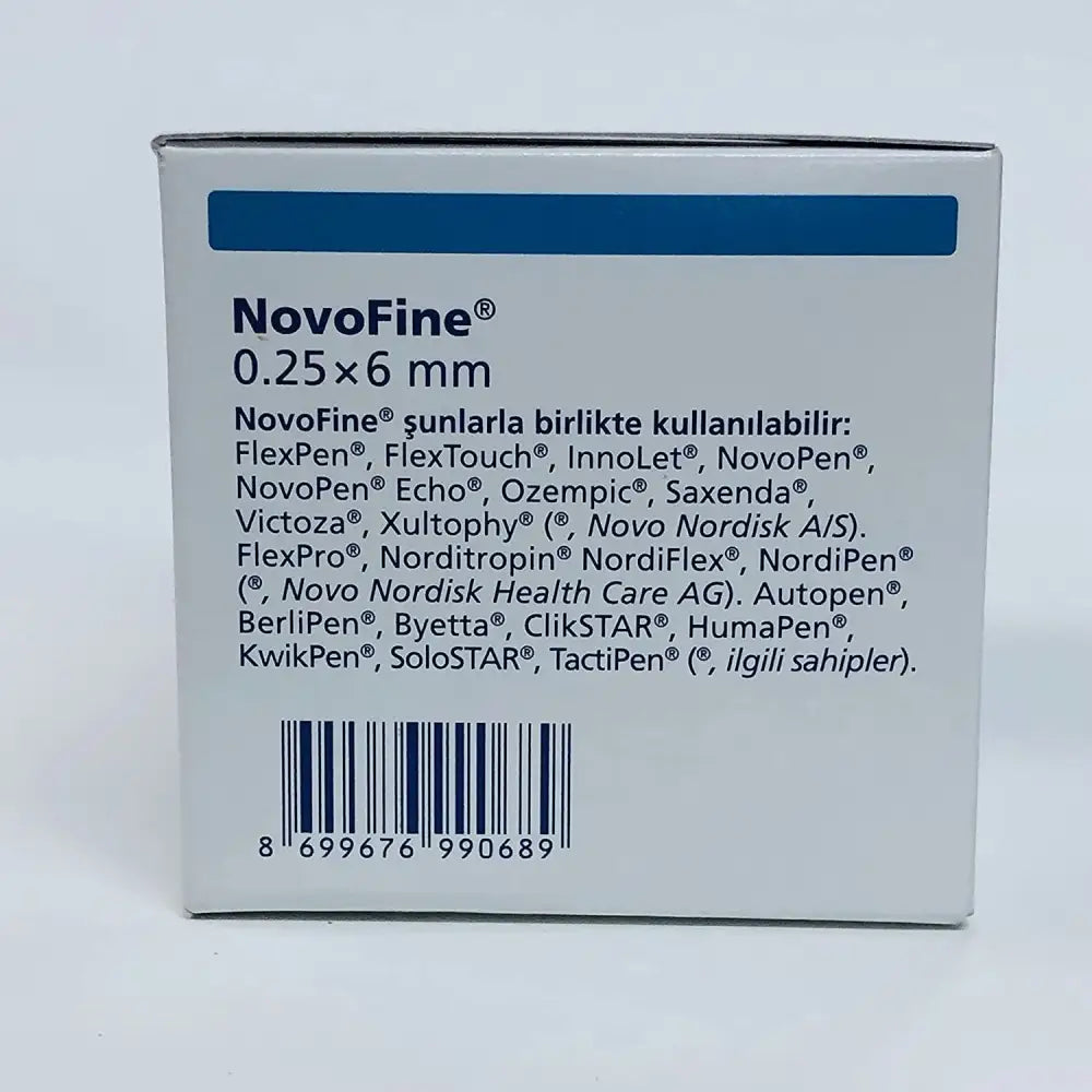 Novofine 6mm 31G Pen Needles