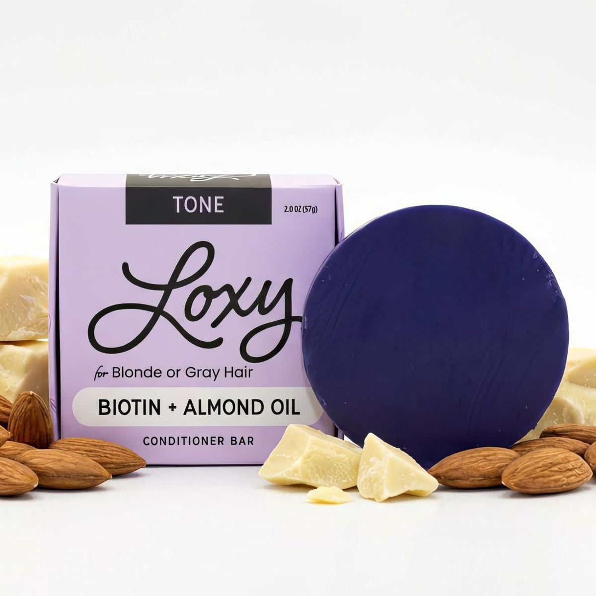 Tone: Purple Conditioner Bar with Biotin & Almond Oil