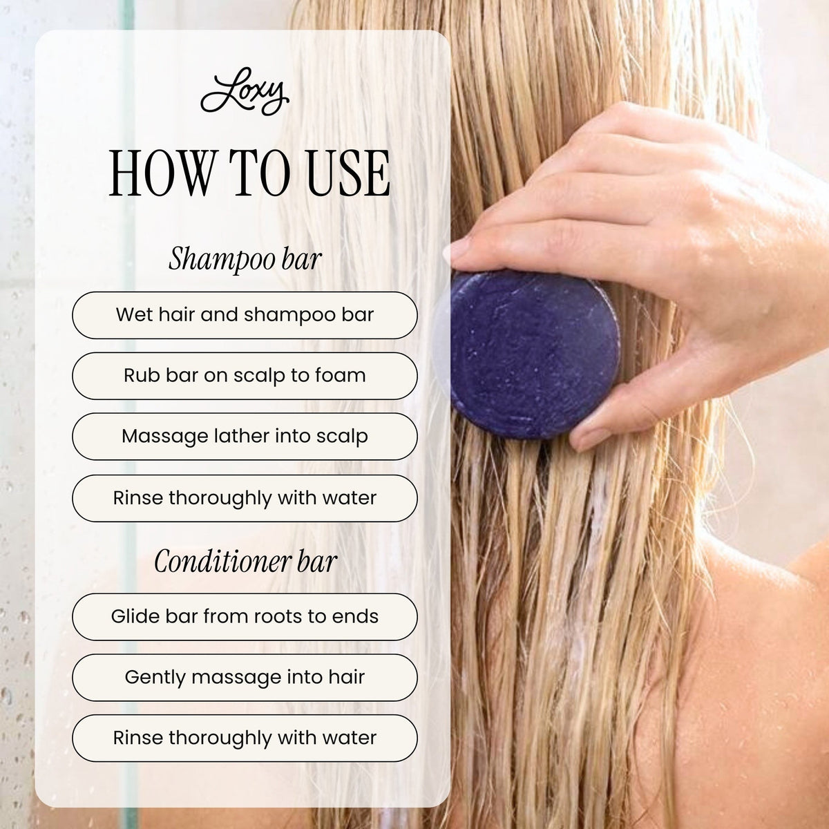Tone: Purple Shampoo Bar & Conditioner Bar with Biotin & Almond Oil