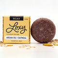 RELAX: Shampoo Bar for dry, frizzy or curly hair with Argan Oil & Oatmeal