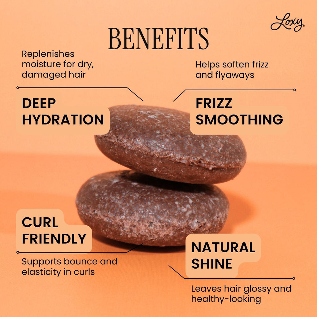 RELAX: Shampoo Bar for dry, frizzy or curly hair with Argan Oil & Oatmeal