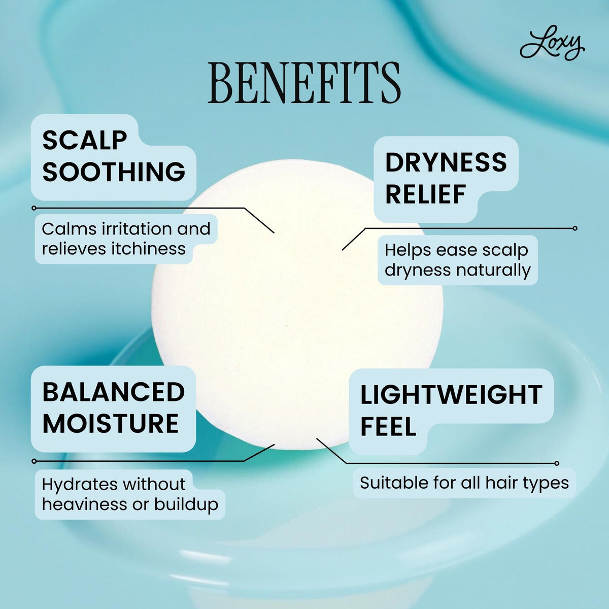 SOOTHE: Conditioner Bar for Dry Scalp with Tea Tree Oil & Peppermint Oil