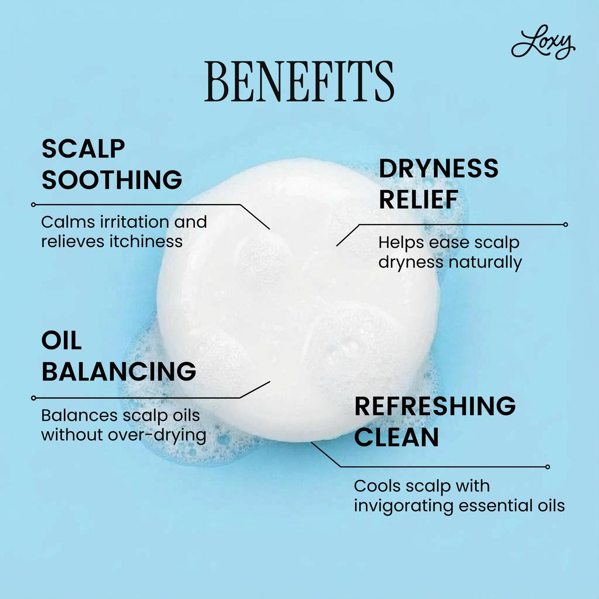 SOOTHE: Shampoo Bar for Dry Scalp with Tea Tree Oil & Peppermint Oil